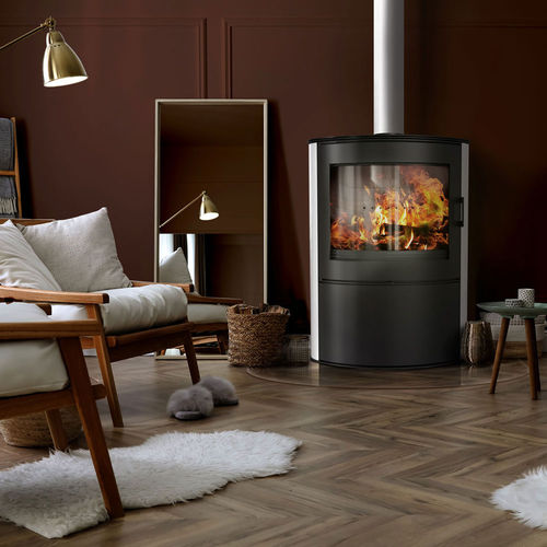 Stufa a legna - KOZA/AB/S/2/KAFEL/BIALA - KRATKI - 4 kW / 5 kW...10 kW / 12 kW