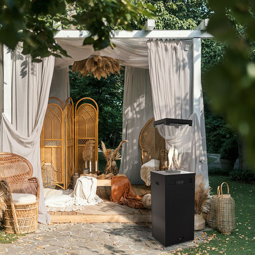 Riscaldamento a infrarossi per cortile a gas - PATIO/SLC/G31/37MBAR/S/CZ - KRATKI - da pavimento / con rotelle / mobile