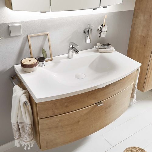 Mobile lavabo sospeso - LOFT - Laguna Badwelten - in MDF / contemporaneo / senza ante