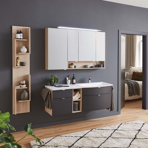 Mobile lavabo sospeso - MODERN CLASSIC - Laguna Badwelten - in legno / in stile / senza ante