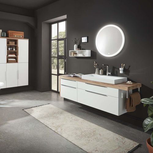 Mobile lavabo sospeso - PLATINO 2.0 - Laguna Badwelten - in legno / contemporaneo / senza ante
