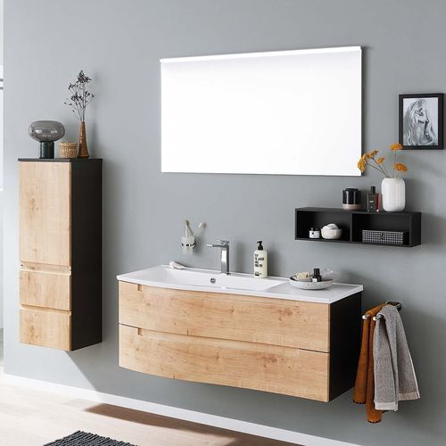 Mobile lavabo sospeso - BRIO - Laguna Badwelten - in MDF / contemporaneo / senza ante