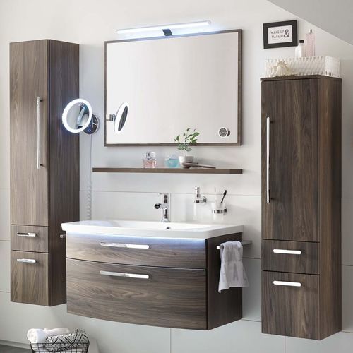 Mobile lavabo sospeso - JOY - Laguna Badwelten - in legno / contemporaneo / senza ante