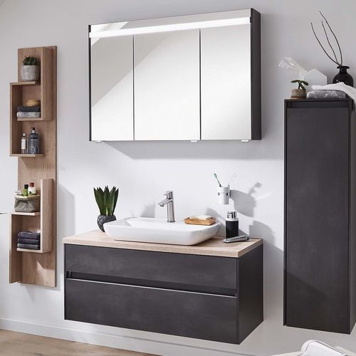 Mobile lavabo doppio - PRONTO - Laguna Badwelten - sospeso / in MDF / contemporaneo