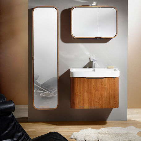 Mobile lavabo sospeso - DREAM - LE BON spol.s.r.o. - in legno / contemporaneo / con specchio
