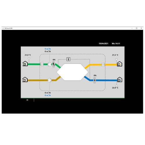 Touch screen per sistema di ventilazione - TACTOUCH  - P. LEMMENS COMPANY - a muro / con display digitale / da interno
