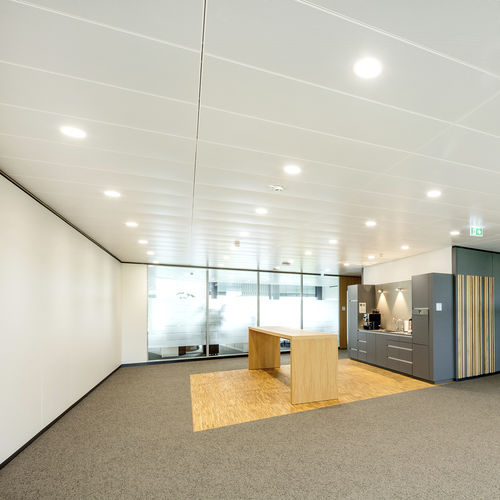 Controsoffitto in metallo - SPECTRA M/K - P. LEMMENS COMPANY - in pannelli / per ufficio / da interno