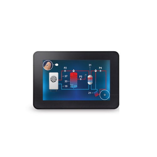 Regolatore di riscaldamento a muro - ECOTRONIC200 - PLUM Sp. z o.o. - di raffreddamento / per pompa di calore