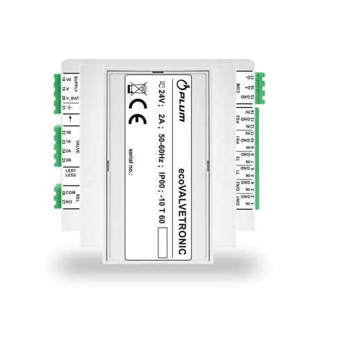 Modulo di controllo per aria condizionata - ECOVALVETRONIC - PLUM Sp. z o.o. - di temperatura / su guida DIN / da interno