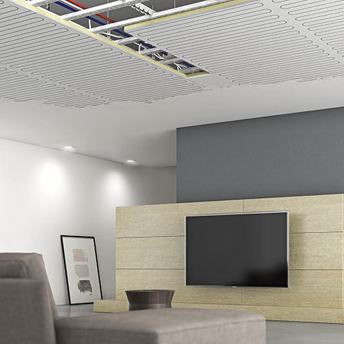 Pannello radiante da soffitto - B!KLIMAX AIR+ - RDZ S.p.A. - ad uso domestico / bianco