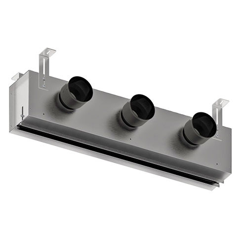 Diffusore d'aria da soffitto - PLA-FLOW - RDZ S.p.A. - da parete / lineare / in alluminio