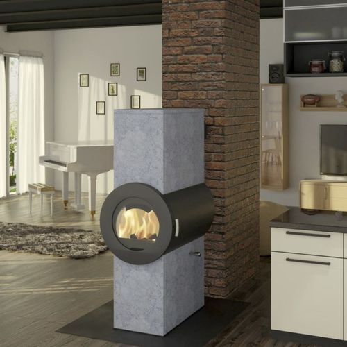 Stufa a legna - DYNAMIC SERPENTINO - Thorma Vyroba k.s. - 9 kW / da appoggio / design originale