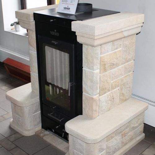 Termostufa a legna - 13/10.1  - VERNER a.s. - 5 kW...10 kW / multicombustibile / da appoggio