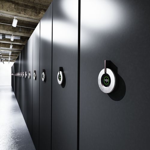 Scaffalatura mobile per stoccaggio - COMPACTUS DYNAMIC II - Bruynzeel Storage Systems - per archivio / elettronica / in acciaio