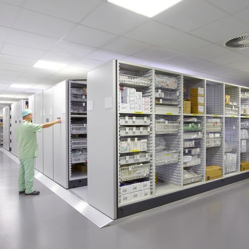 Scaffalatura mobile per stoccaggio - COMPACTUS XTR&reg; - Bruynzeel Storage Systems - da laboratorio / elettrica / in metallo