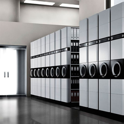 Scaffalatura mobile per stoccaggio - SHADE - Bruynzeel Storage Systems - per ufficio / per archivio / manuale