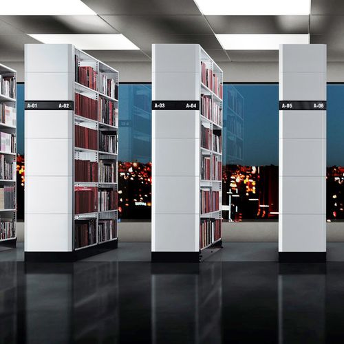 Scaffalatura per ufficio - SYSCO® STATIC SHADE - Bruynzeel Storage Systems - per biblioteca / per archivio / standard