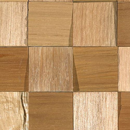Pannello decorativo da parete - IPCCSWTA23/4 - INDUSPARQUET - in legno massiccio / 3D / aspetto mosaico