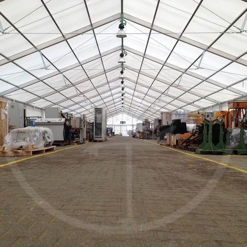 Tensostruttura su ossatura metallica - FT SRL - PLASTECOMILANO - per copertura / con membrana in PVC / per campo sportivo