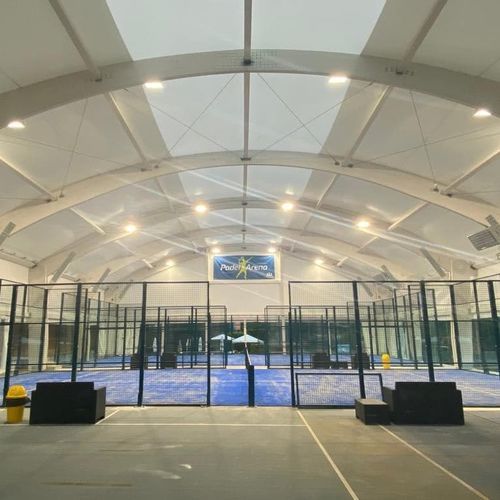 Struttura matallica per campo sportivo - PADEL - FT SRL - PLASTECOMILANO - in acciaio galvanizzato