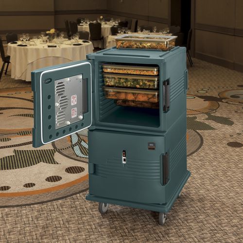 Carrello per trasporto pasti - UPCH1600 - Cambro - per cucina professionale / riscaldato / in nylon