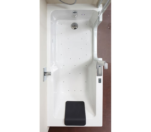 Vasca da bagno doccia rettangolare - TWINLINE: AIR - artweger - da incasso / in acrilico / con porte