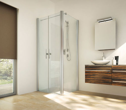 Parete doccia battente - TWISTLINE - artweger - curva / d'angolo / a nicchia