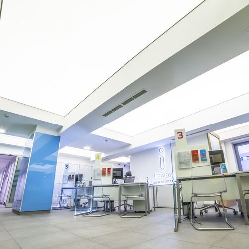 Soffitto teso in PVC - DPS TRANSLUCENT - Grupa DPS - in pannelli / ad isola / per camera bianca