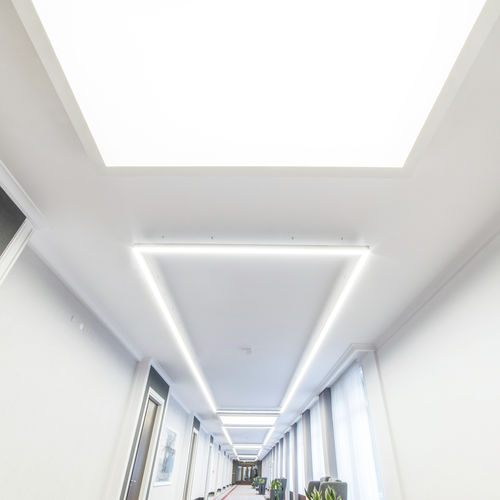 Soffitto teso in alluminio - DPS STAND - Grupa DPS - in PVC / in pannelli / per camera bianca