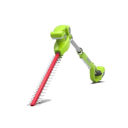Tagliasiepi elettrico - G24PH51 - GREENWORKS - con guida da terra / leggero