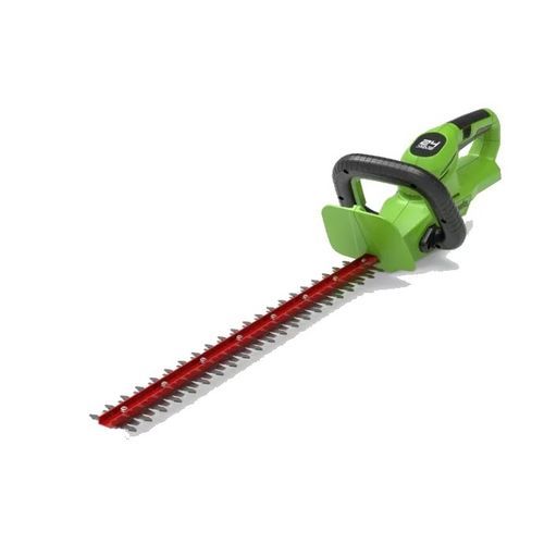 Tagliasiepi elettrico - G24HT56 - GREENWORKS - con guida da terra / leggero