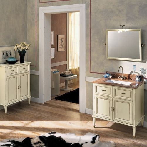 Mobile da bagno contemporaneo - PUCCINI - DE ZOTTI - per uso residenziale / contract / in legno