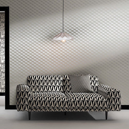 Tessuto da tappezzeria - ORIGAMI ROCKETS  - Kirkby Design - con motivi geometrici / in poliestere / in viscosa