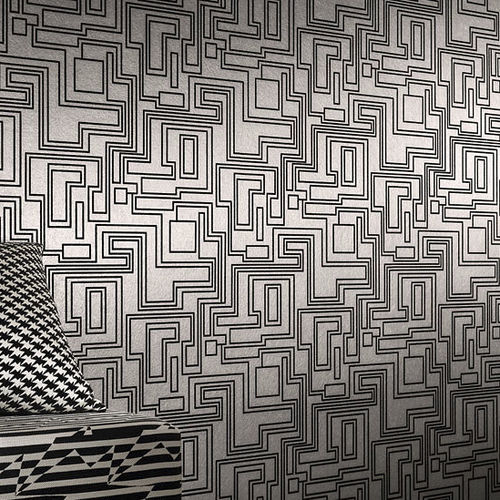Rivestimento murale in velluto - ELECTRO MAZE - Kirkby Design - in mica / testurizzato / per uso residenziale