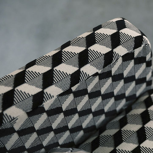 Tessuto da tappezzeria - DIMENSION - Kirkby Design - con motivi geometrici / in viscosa / in velluto