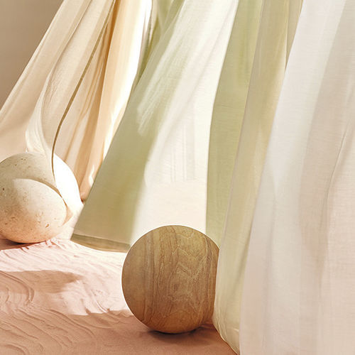 Tendina voile a tinta unita - ALOE  - Kirkby Design - in cotone / lavabile / trasparente