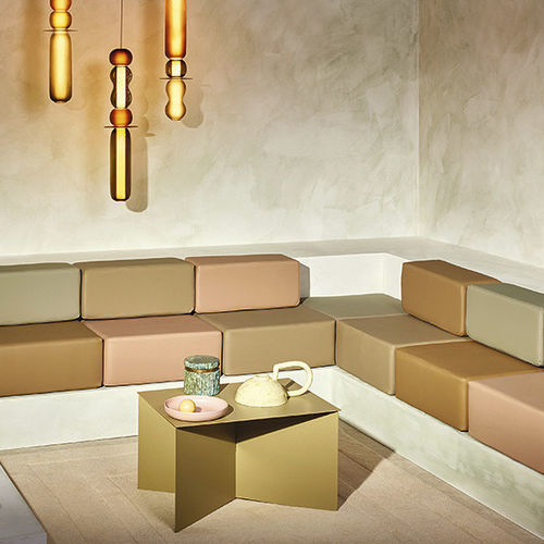 Pelle per arredamento sintetica - LASER ECO  - Kirkby Design - a tinta unita / resistente al fuoco