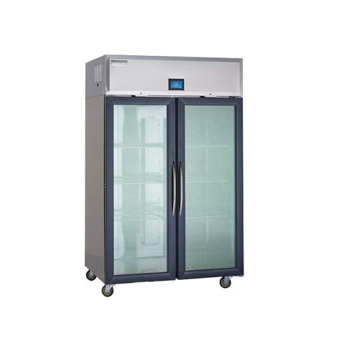 Vetrina refrigerata con scaffali - GAH-G REACH-INS - Delfield - per negozio / in acciaio inossidabile / con sportello