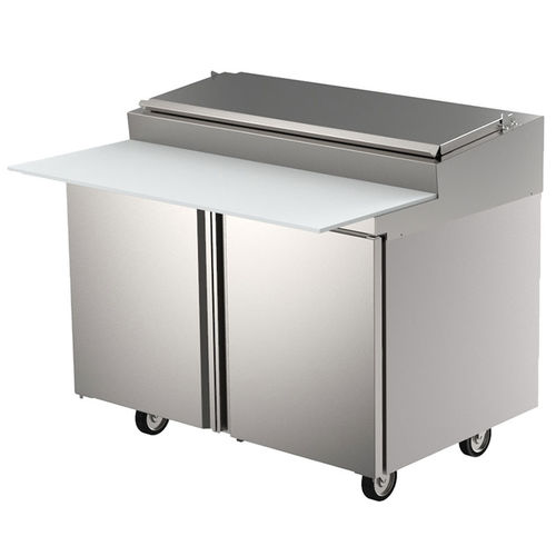 Tavolo di preparazione in acciaio inossidabile - 4400RP - Delfield - in ABS / refrigerato / mobile
