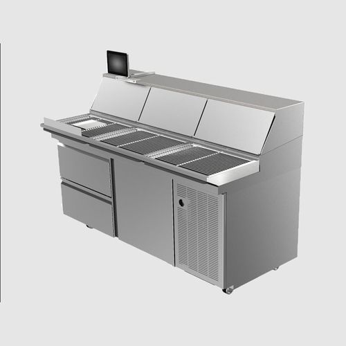 Tavolo di preparazione per pizza - SMART - Delfield - per carne / per panini / in acciaio inossidabile