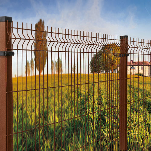 Recinzione a maglia saldata - PAN® MESH FIX - Defim Orsogril - industriale / in acciaio COR-TEN® / rettangolare