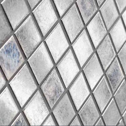 Mosaico in vetro - PLATINO BIS - BISAZZA BAGNO - da interno / da parete / quadrato