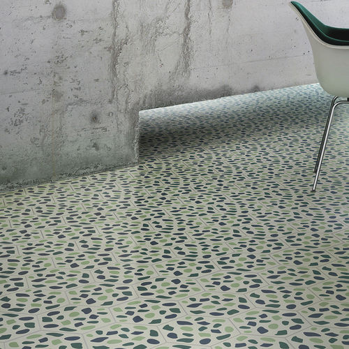 Piastrella in cemento - GRIT - BISAZZA BAGNO - in graniglia di marmo / da sala / da parete