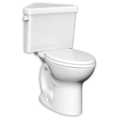 WC da appoggio - TRIANGLE - AMERICAN STANDARDS - in porcellana / con maniglia a leva / tradizionale