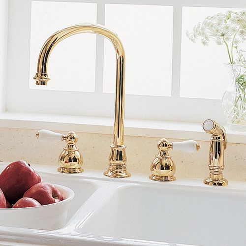 Miscelatore da appoggio - HAMPTON - AMERICAN STANDARDS - in ottone / da cucina / 4 fori