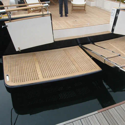 Grigliato in teak - per plancette di poppa - Valdenassi - per pavimento esterno