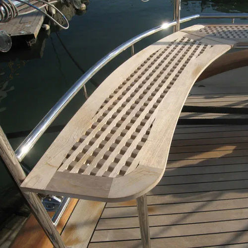 Panca per barca - Carabottini per sedute - Valdenassi - contemporanea / in teak / senza schienale