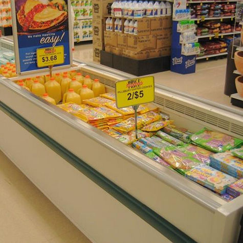 Vetrina refrigerata a isola - FN - Hussmann - per negozio / per alimenti congelati