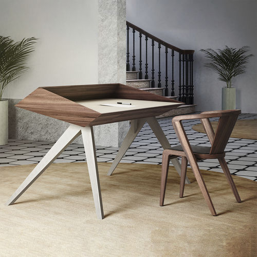 Scrivania da terra - WOW - AROUNDtheTREE Design - contemporanea / in legno massiccio / in frassino