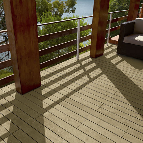 Listone per esterno in calcestruzzo - CLASSIC - A Cimenteira do Louro - aspetto legno / con scanalature / impermeabile